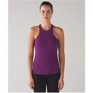 Lululemon Simply Bare Nulu Purple Tank Top